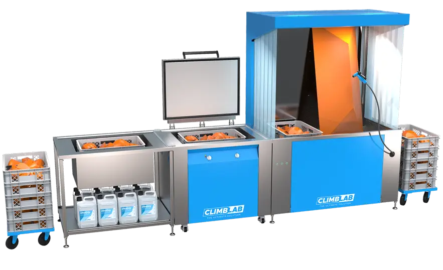 machine for clean climbing holds